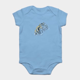 growling tiger Baby Bodysuit